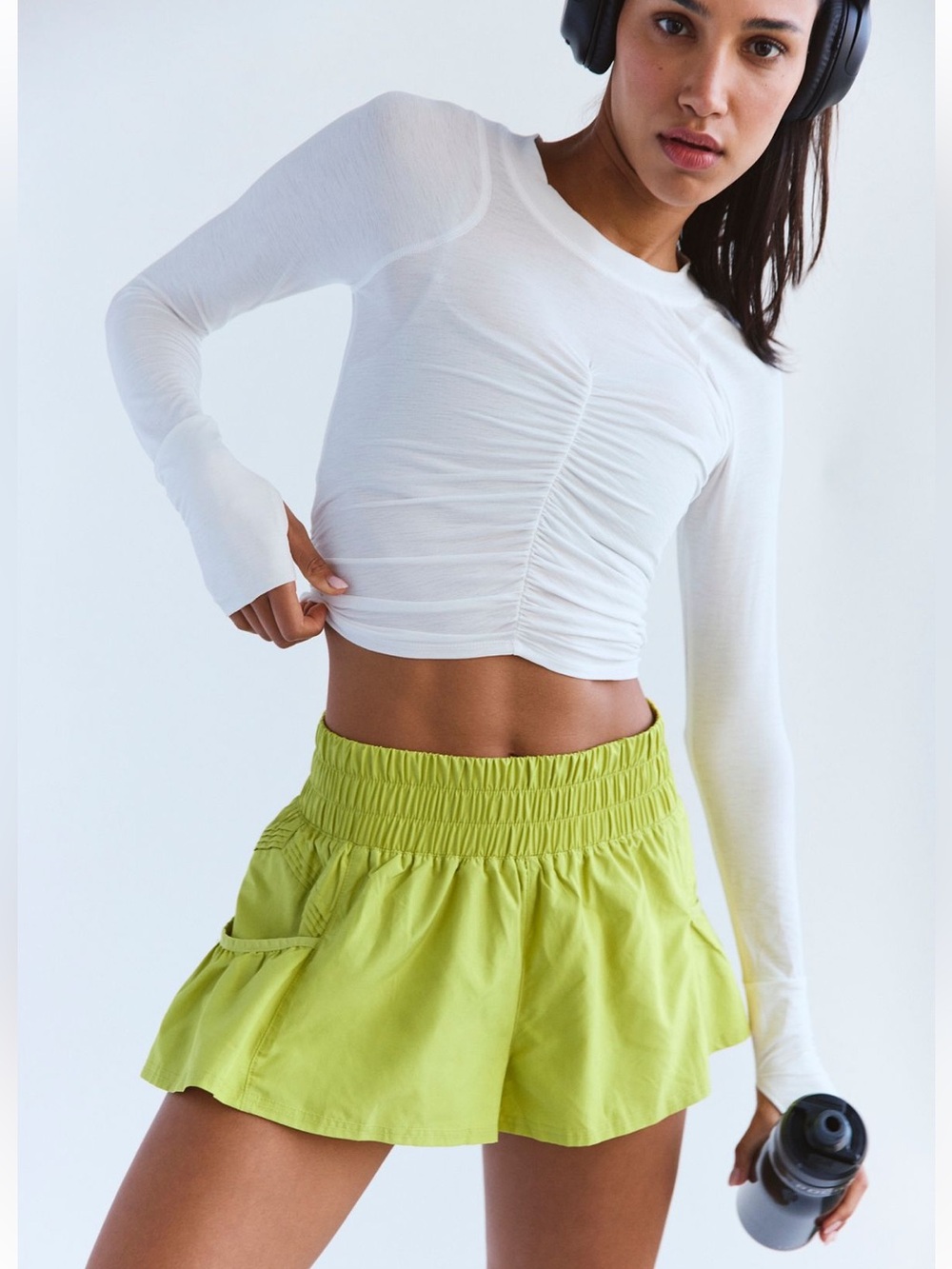 FP Movement Get Your Flirt On Shorts - Bright Yellow